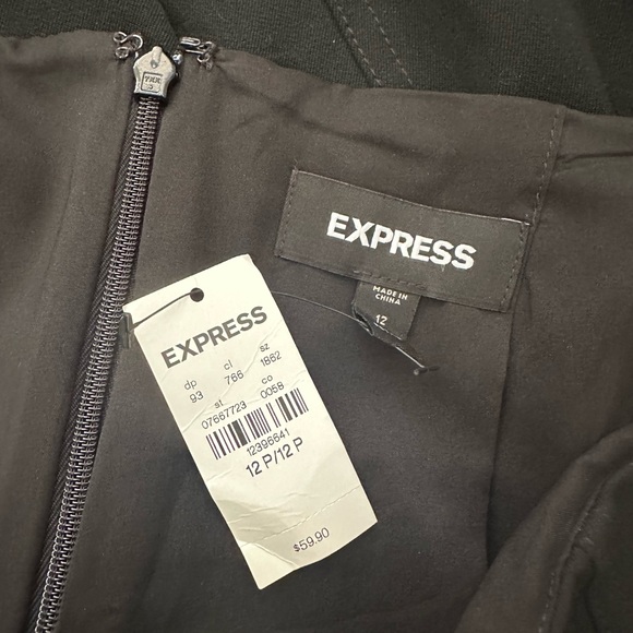 NWT! Express Black Lace Up Corset Skirt in Women’s Petite 12 - Picture 7 of 7